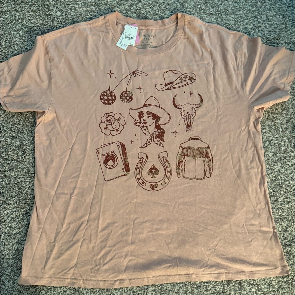 Mighty Fine Graphic Western‎ Tee